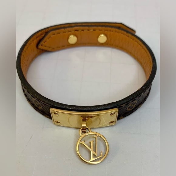 LOUIS VUITTON Logomania Bracelet LV Circle, Box & Dust bag included - Picture 4 of 12